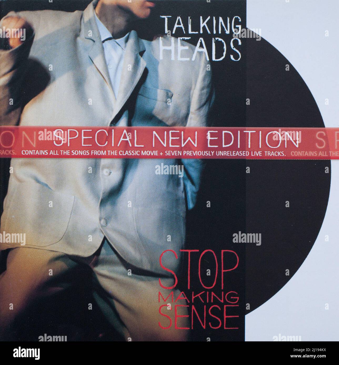 The Cd album cover to Stop making sense by The Talking Heads Stock Photo