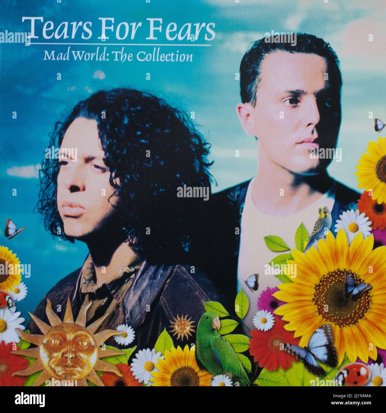 The Cd album cover to Mad World the collection by Tears for Fears