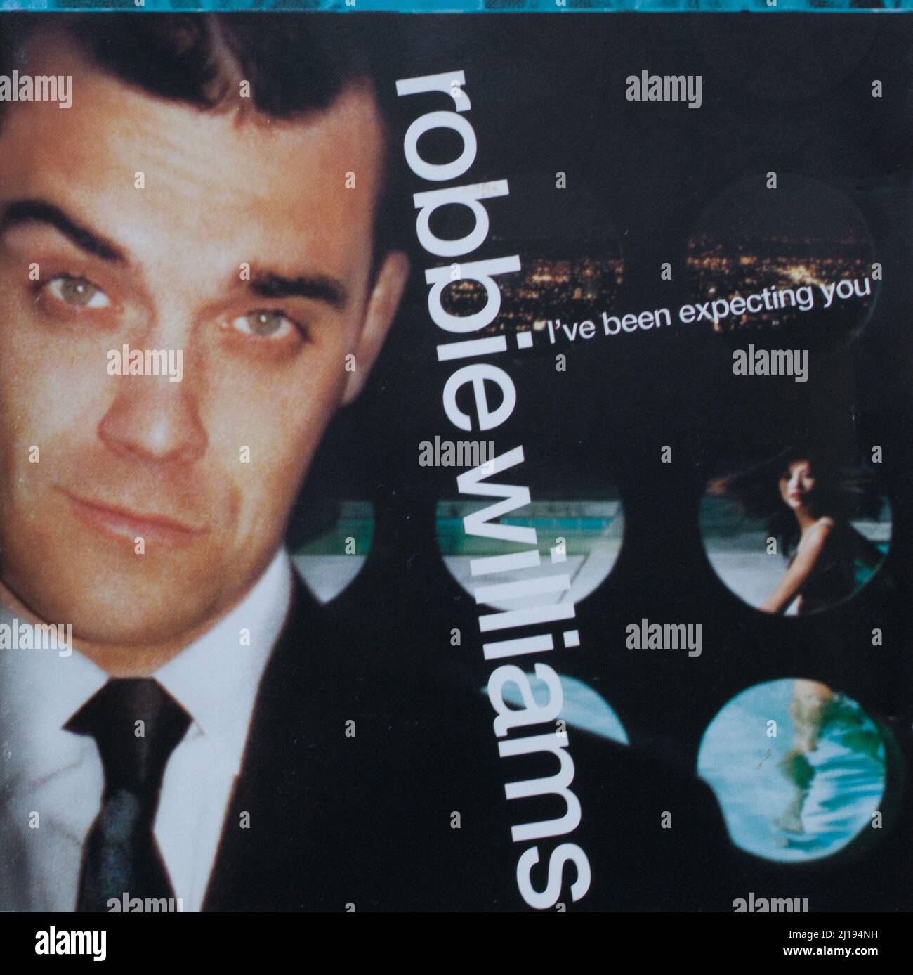 The Cd album cover to I've been expecting you by Robbie Williams Stock Photo