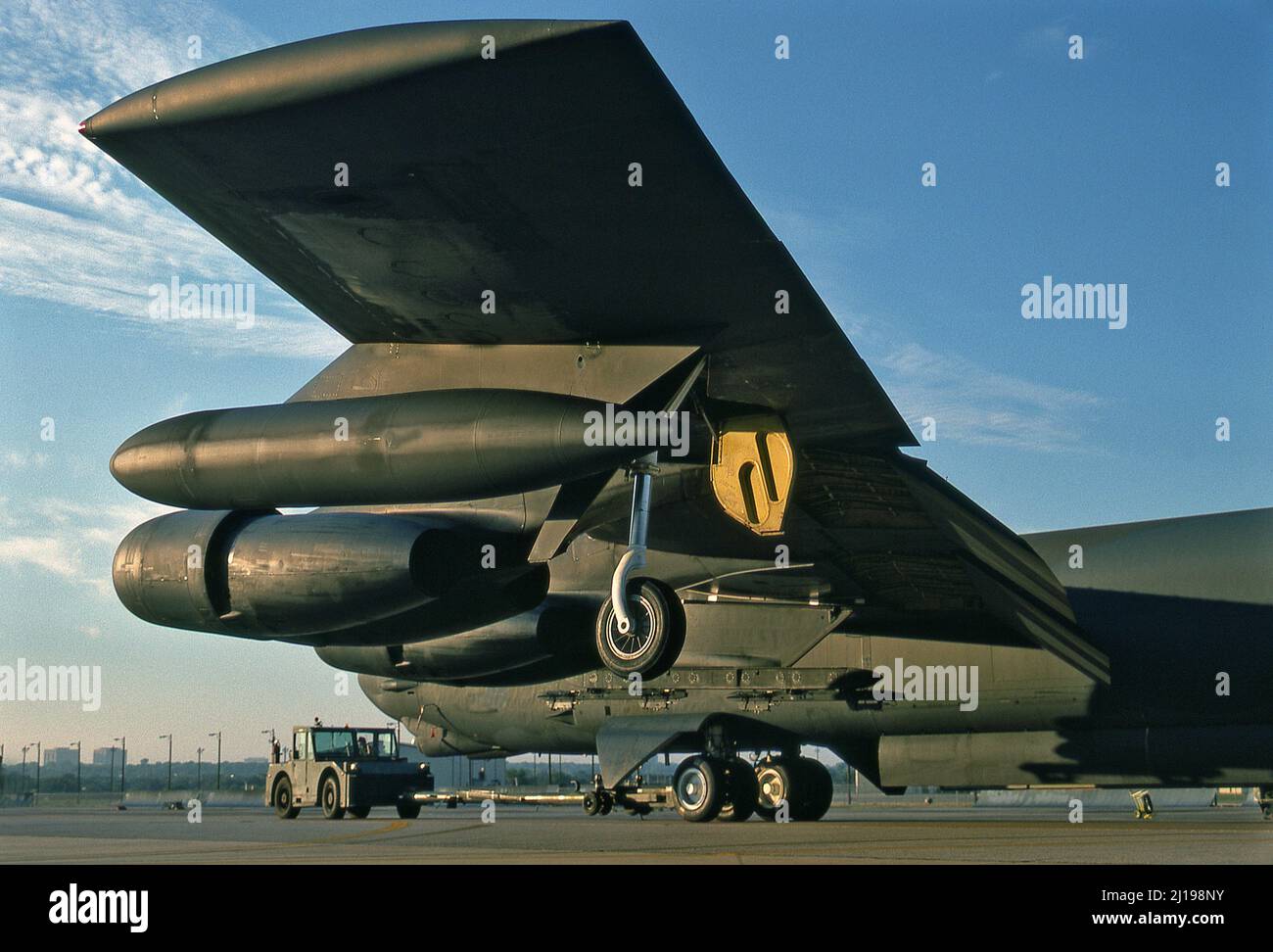Boeing B-52 Stratofortress Long Range Jet Bomber built by Boeing in the USA. Stock Photo