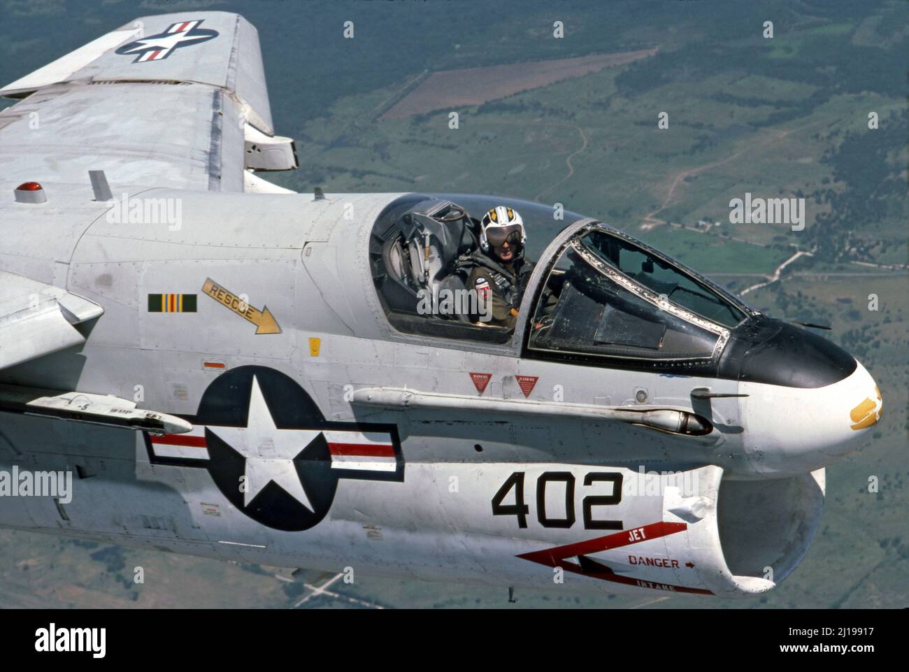 Chance Vought A-7 Corsair II Fighter, bomber Stock Photo