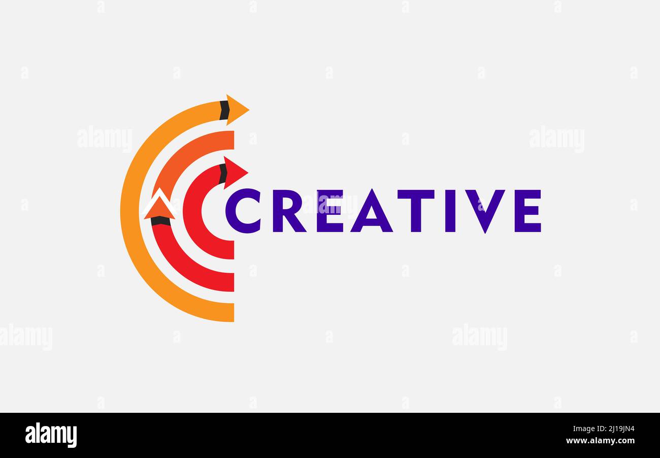 monogram letter c for creative logo design Stock Vector Image & Art - Alamy