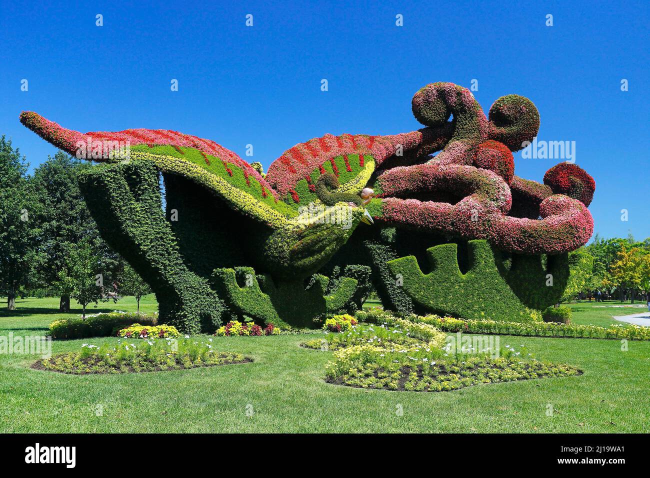 Plant sculpture, Horticulture, Botanical Garden, Montreal, Province of