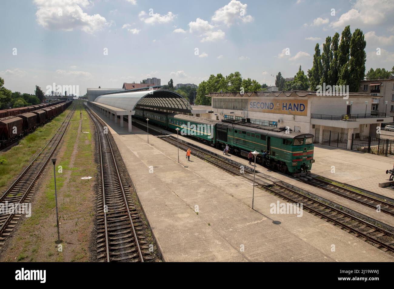 Chisinau Moldova Chișinau Railway Station Stock Photo Alamy