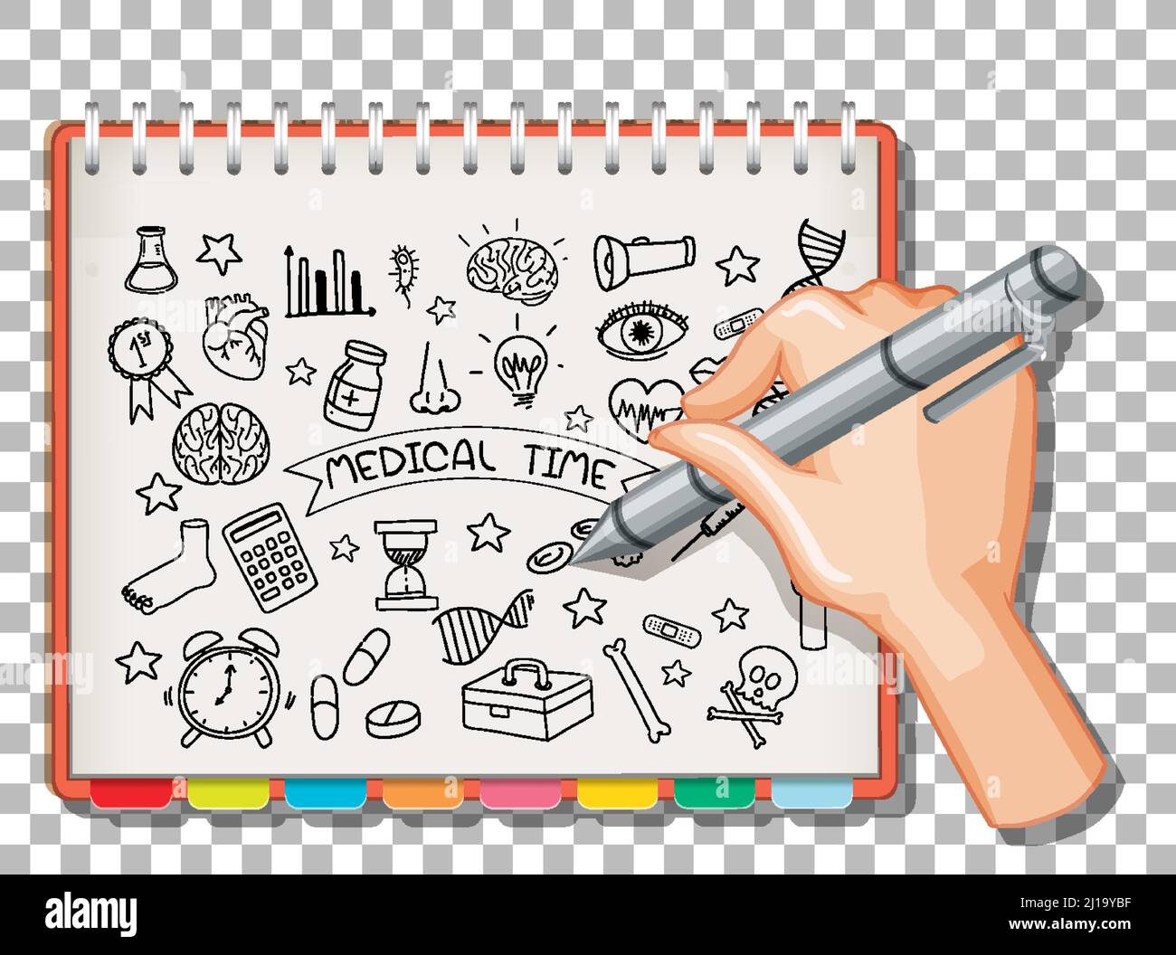 Hand drawn doodle elements illustration Stock Vector Image & Art - Alamy