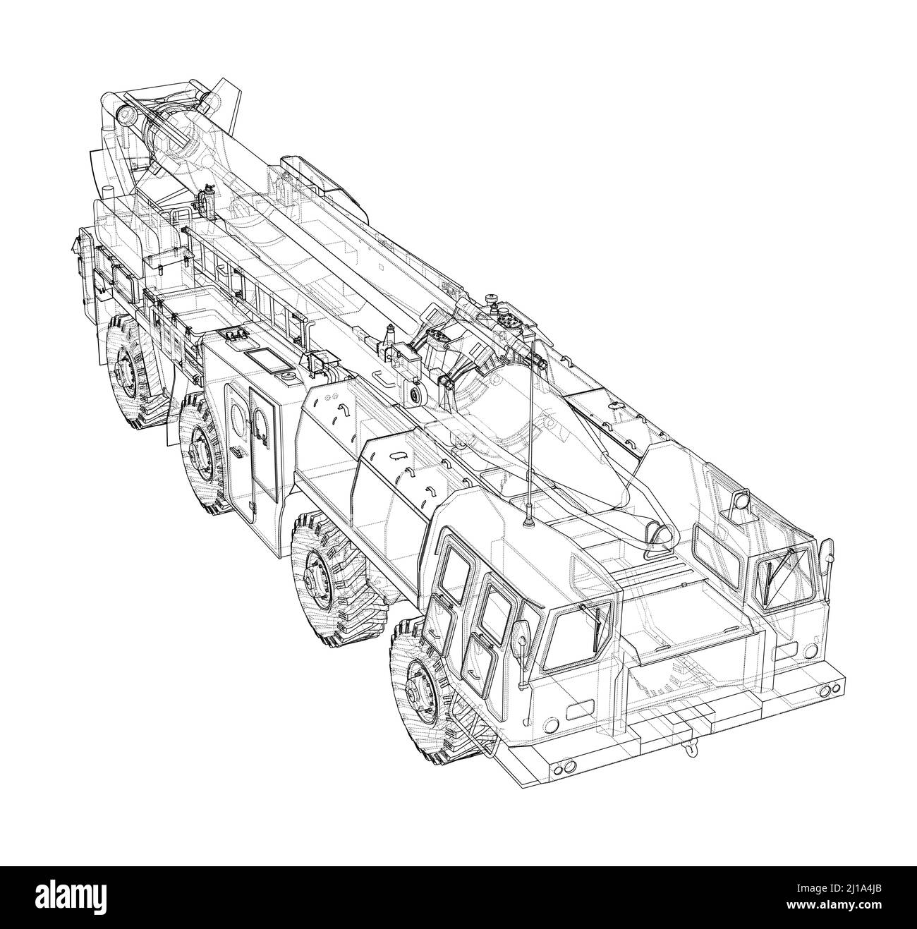 Army Rocket artillery system. Military concept Stock Vector Image & Art ...