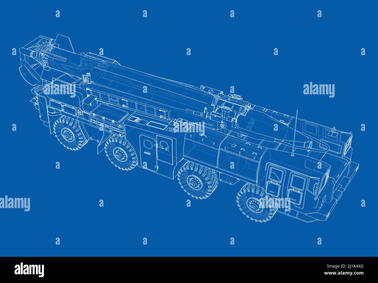 Army Rocket artillery system. Military concept Stock Vector Image & Art ...