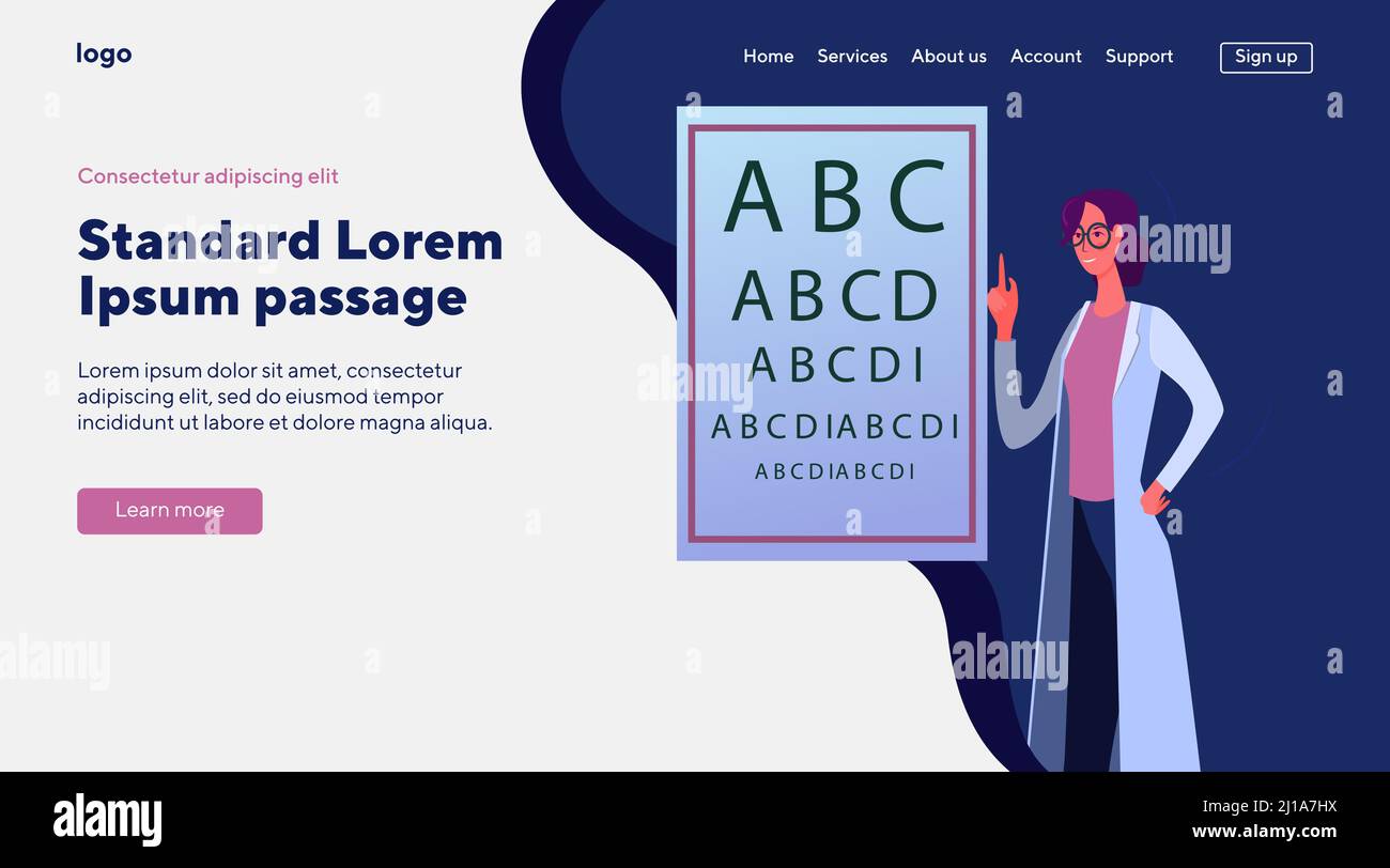 Eyesight checking board Stock Vector Images Alamy