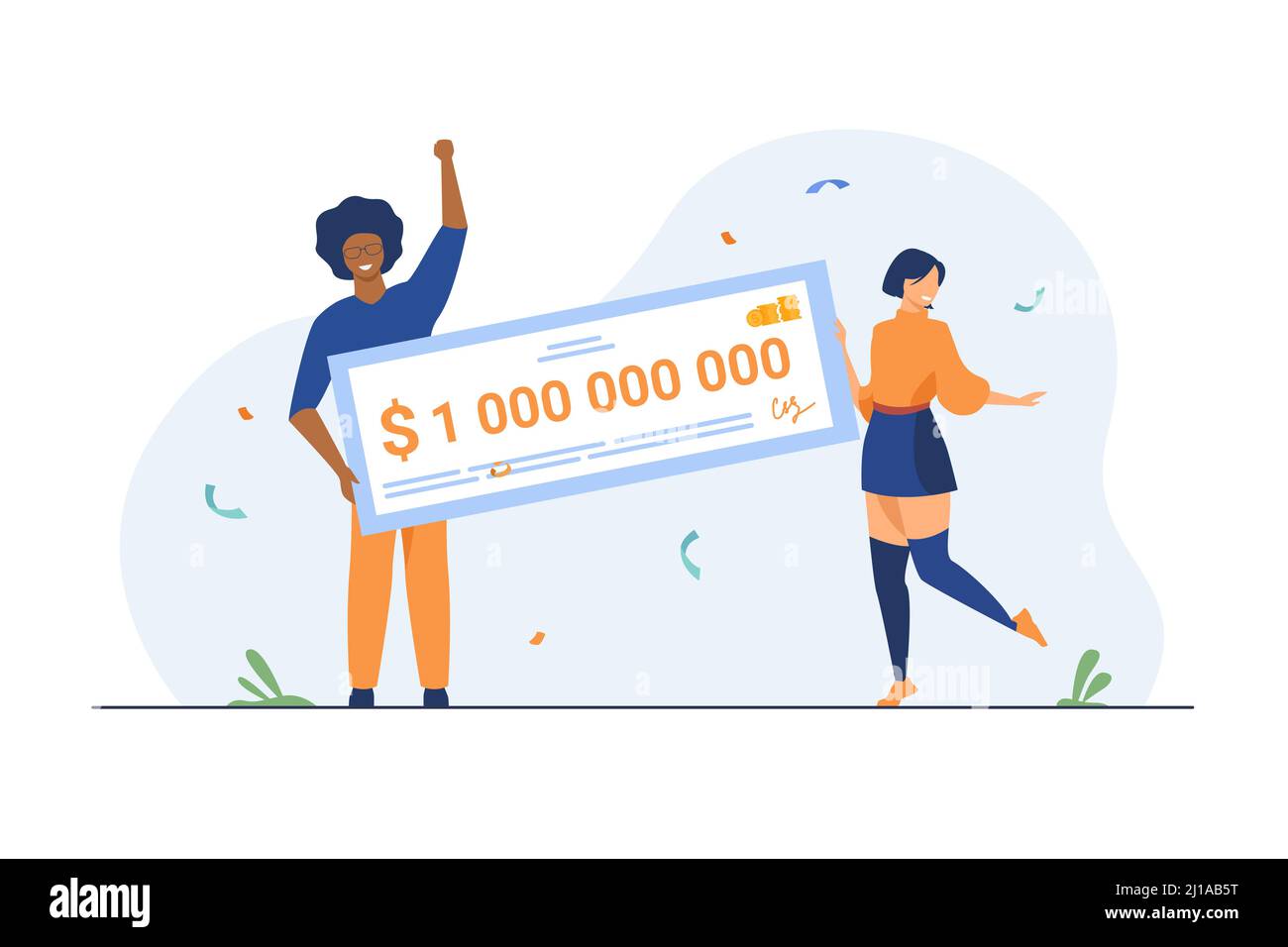 Lottery winner cheque hi-res stock photography and images - Alamy