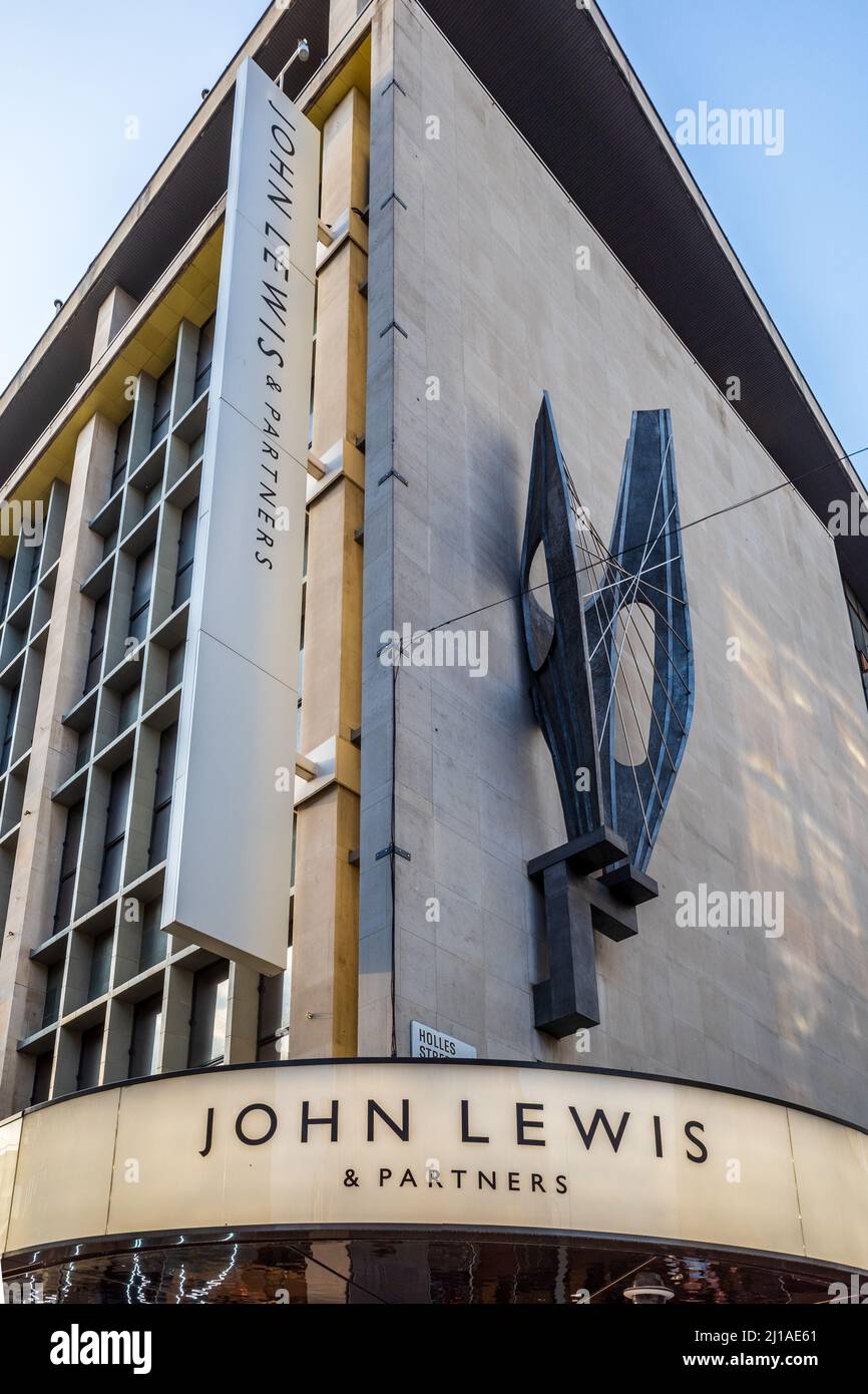 John Lewis Oxford Street Store London. John Lewis flagship store on Oxford Street, central