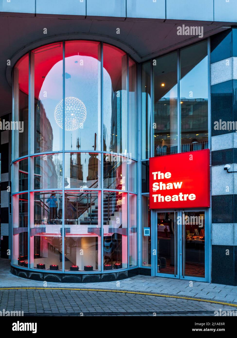 The Shaw Theatre London - located in Somers Town the Shaw Theatre was founded 1971 & refurbished in 1998. Part of the Pullman London St Pancras Hotel. Stock Photo