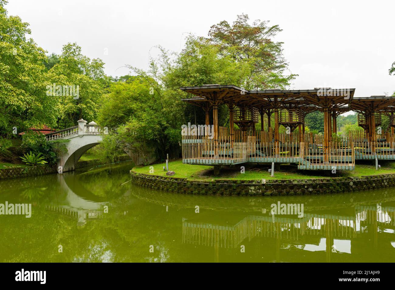 Rear, Water Side shor of the Bamboo Playhouse, Taman Botani Perdana