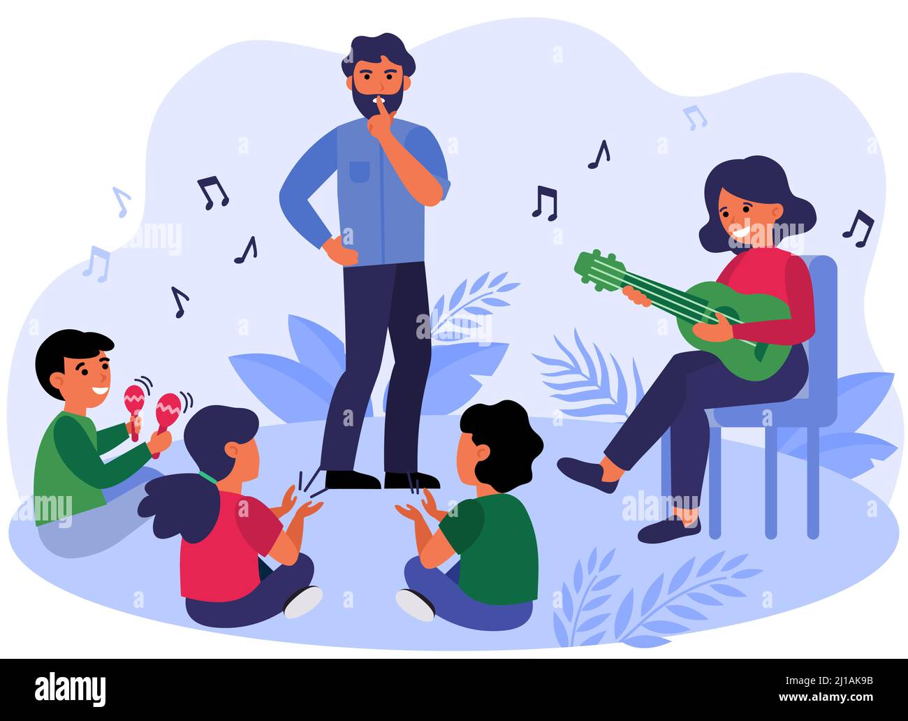Kids making shh Stock Vector Images Alamy