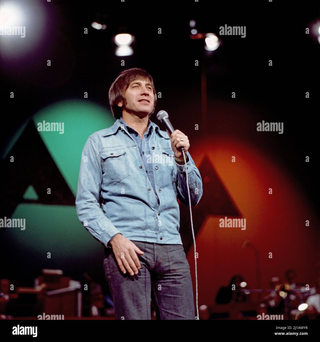 Vince Hill, britischer Sänger, Deutschland um 1974. Stock Photo
