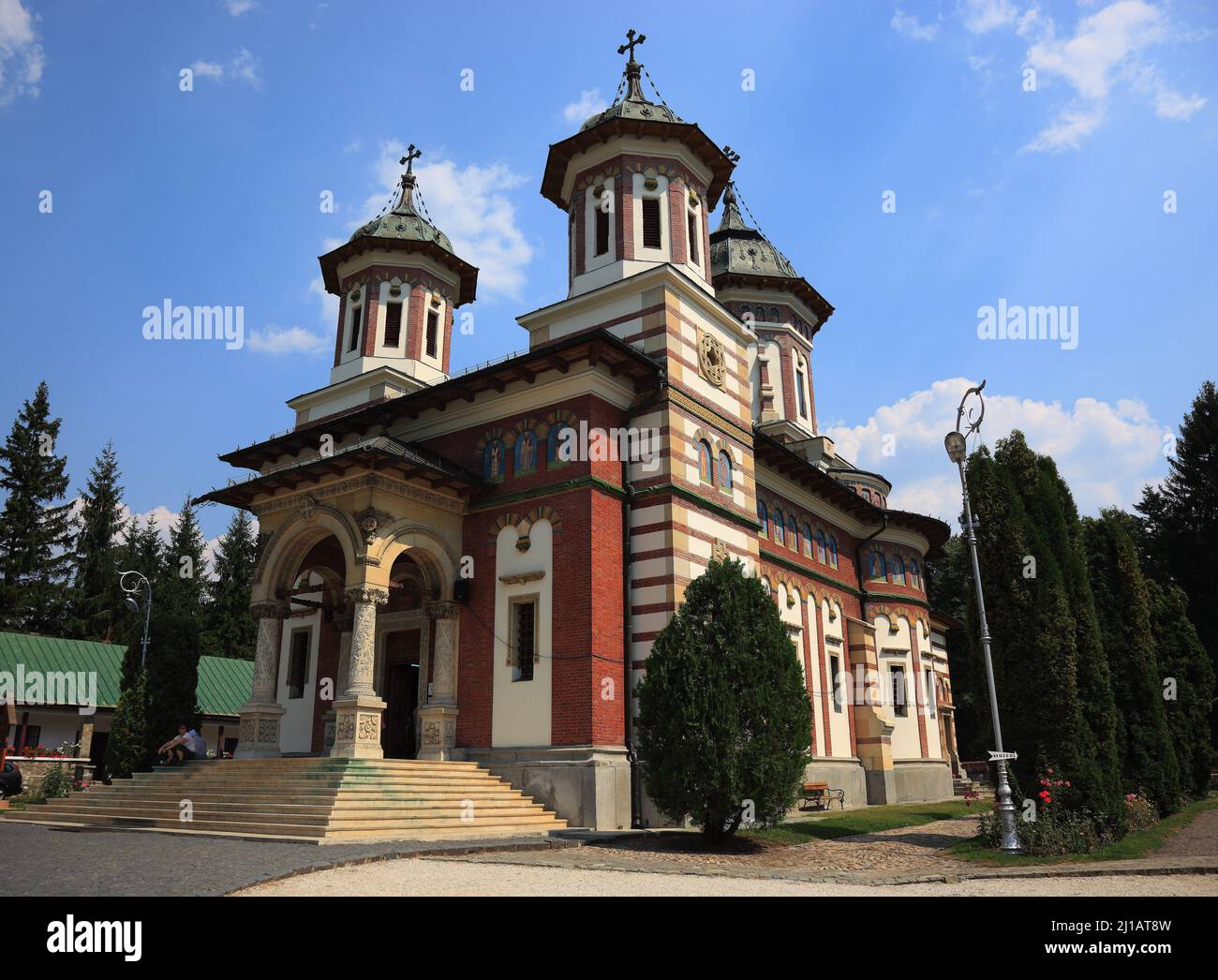 Kloster von Sinaia, Große Walachei, Rumänien  /  Monastery of Sinaia, Great Wallachia, Romania (Aufnahmedatum kann abweichen) Stock Photo