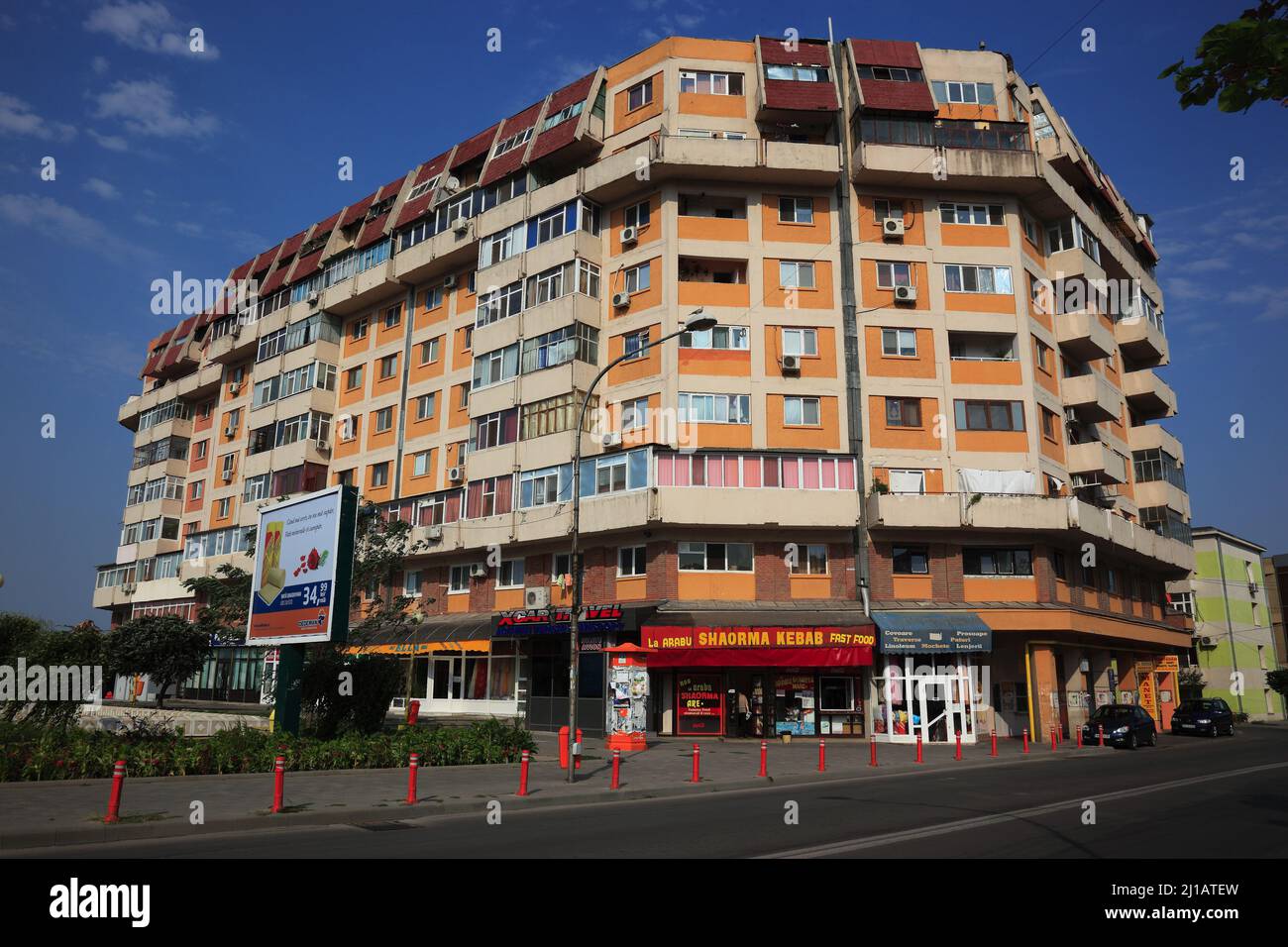 Stadtzentrum, Stadt Tulcea, Dobrudscha, Rumänien  /  City center, Tulcea city, Dobruja, Romania (Aufnahmedatum kann abweichen) Stock Photo