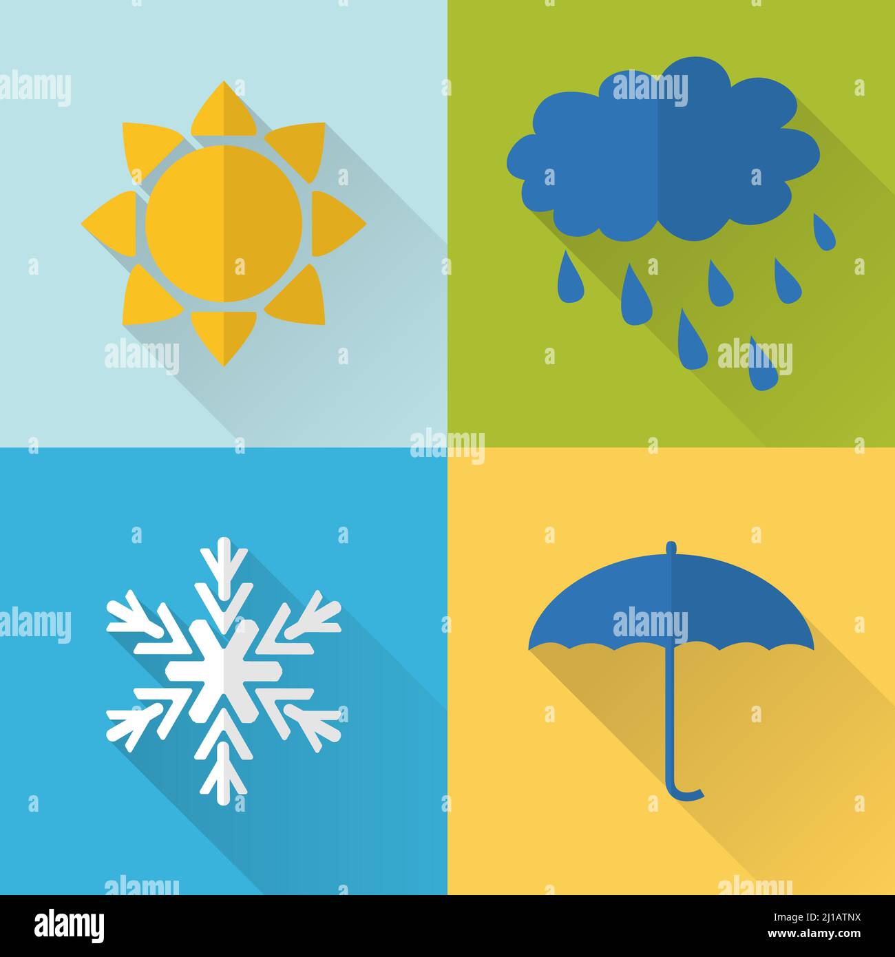 Sunny weather forecast map Stock Vector Images - Alamy