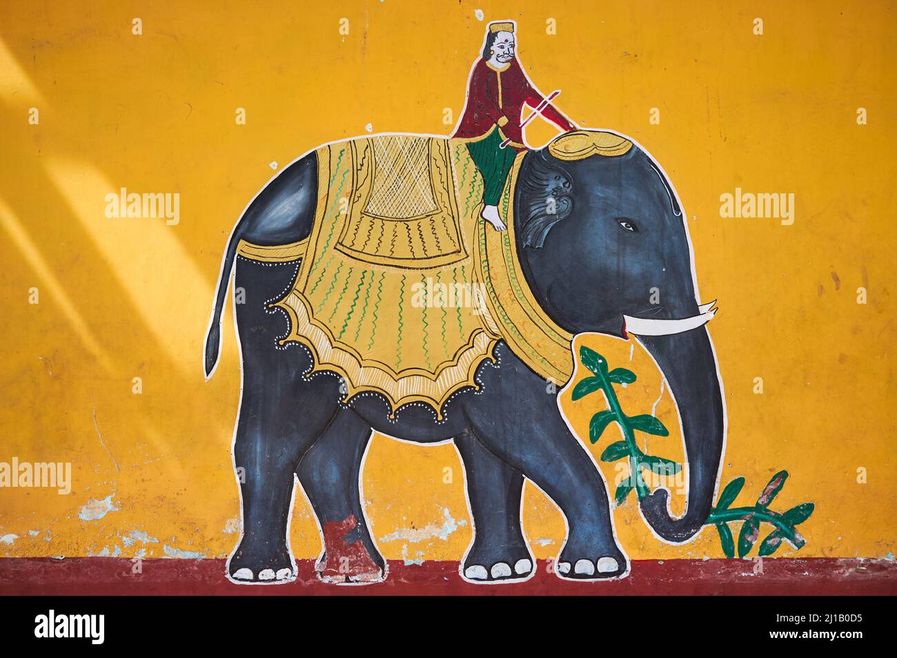 Hindu Elephant Painting