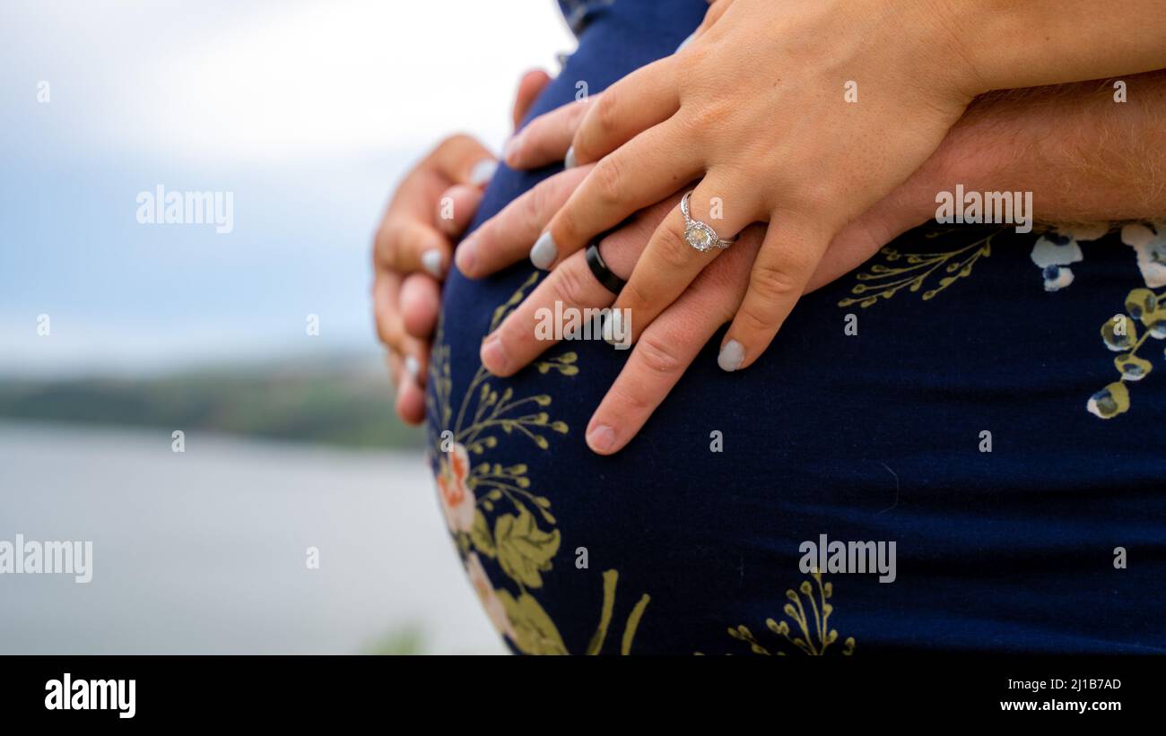 A closeup shot of maternity Stock Photo