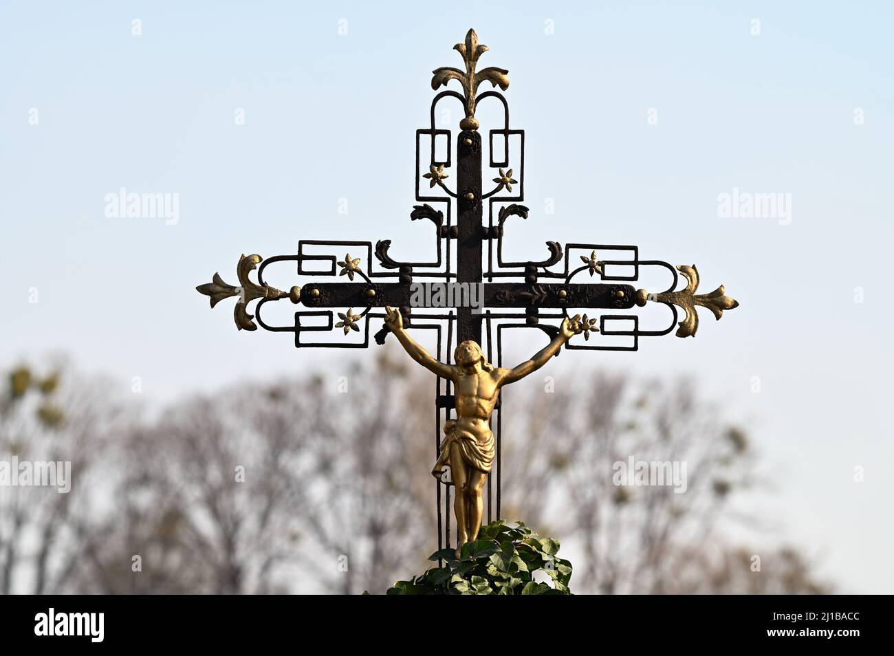 Vienna, Austria. The Vienna Central Cemetery Stock Photo