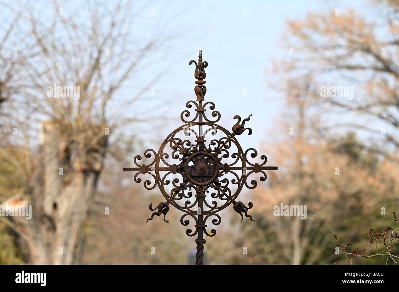 Vienna, Austria. The central cemetery in Vienna. Stock Photo