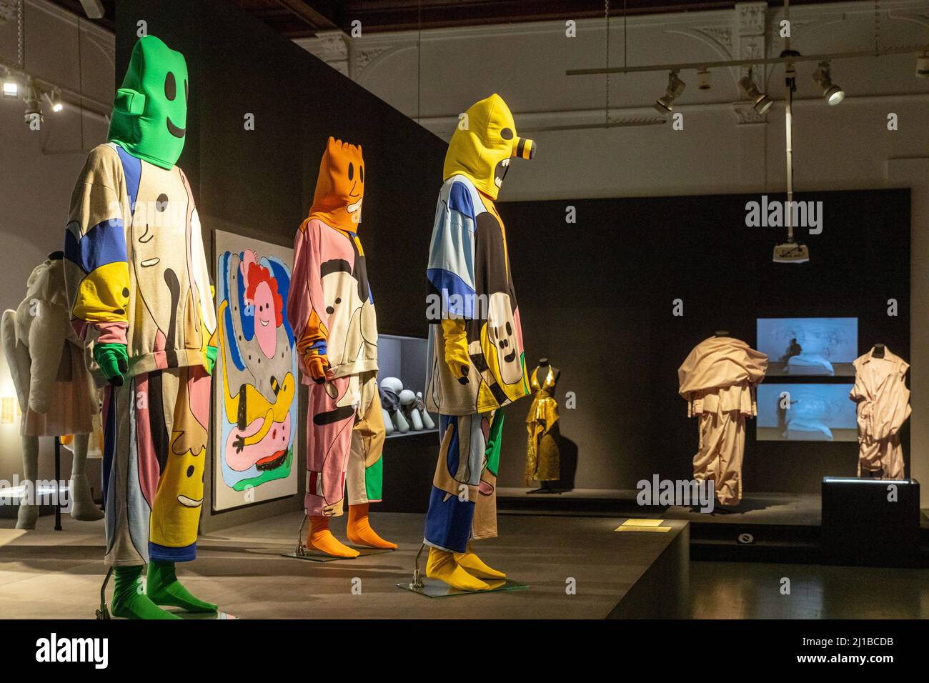 THE FASHION COLLECTION, DESIGN MUSEUM, HELSINKI, FINLAND, EUROPE Stock