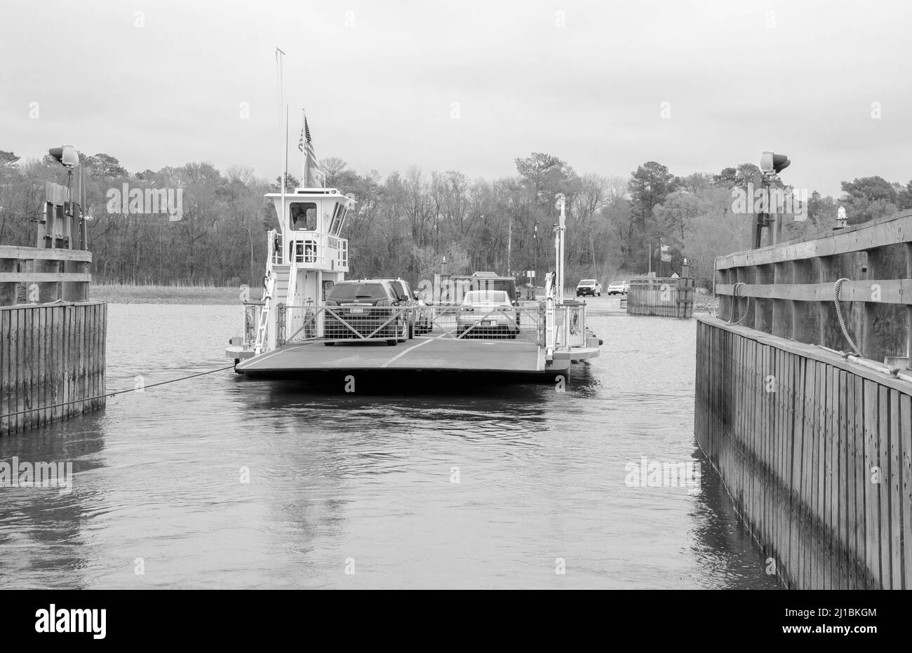 Modern ferry boat Black and White Stock Photos & Images - Alamy