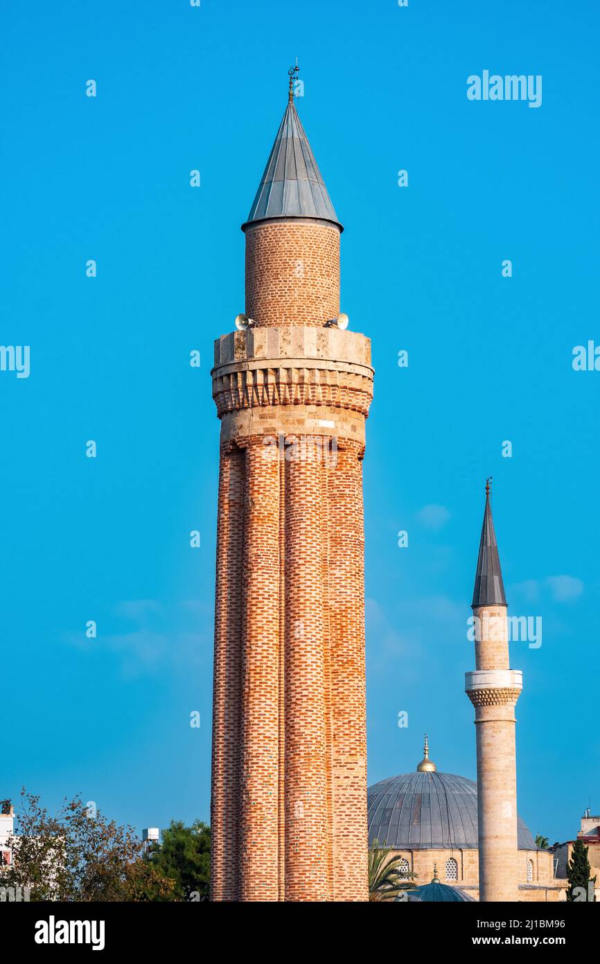 Minare Fluted minaret mosque antalya hi-res stock photography and images - Alamy