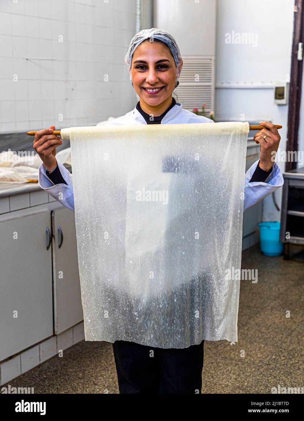 Manufactory of Patisserie Petek Pastanesi in Famagusta, Turkish Republic of Northern Cyprus (TRNC) Stock Photo