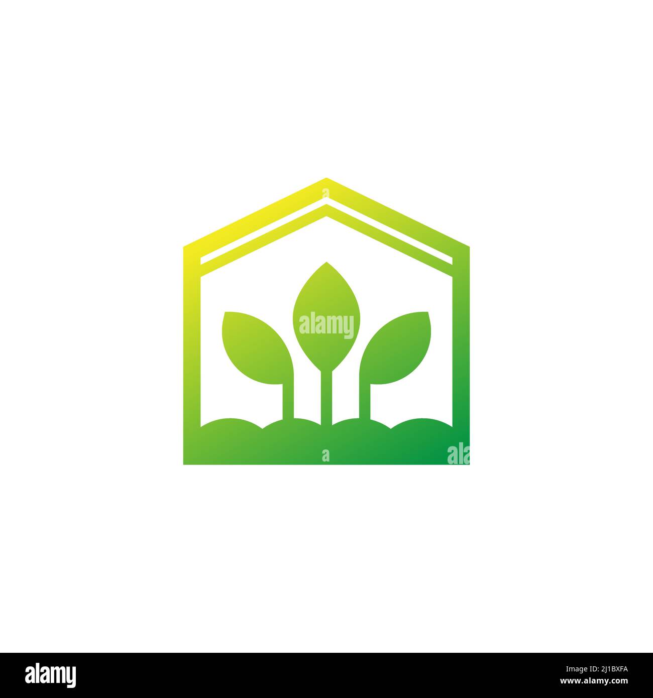 greenhouse icon on white, vector Stock Vector Image & Art - Alamy