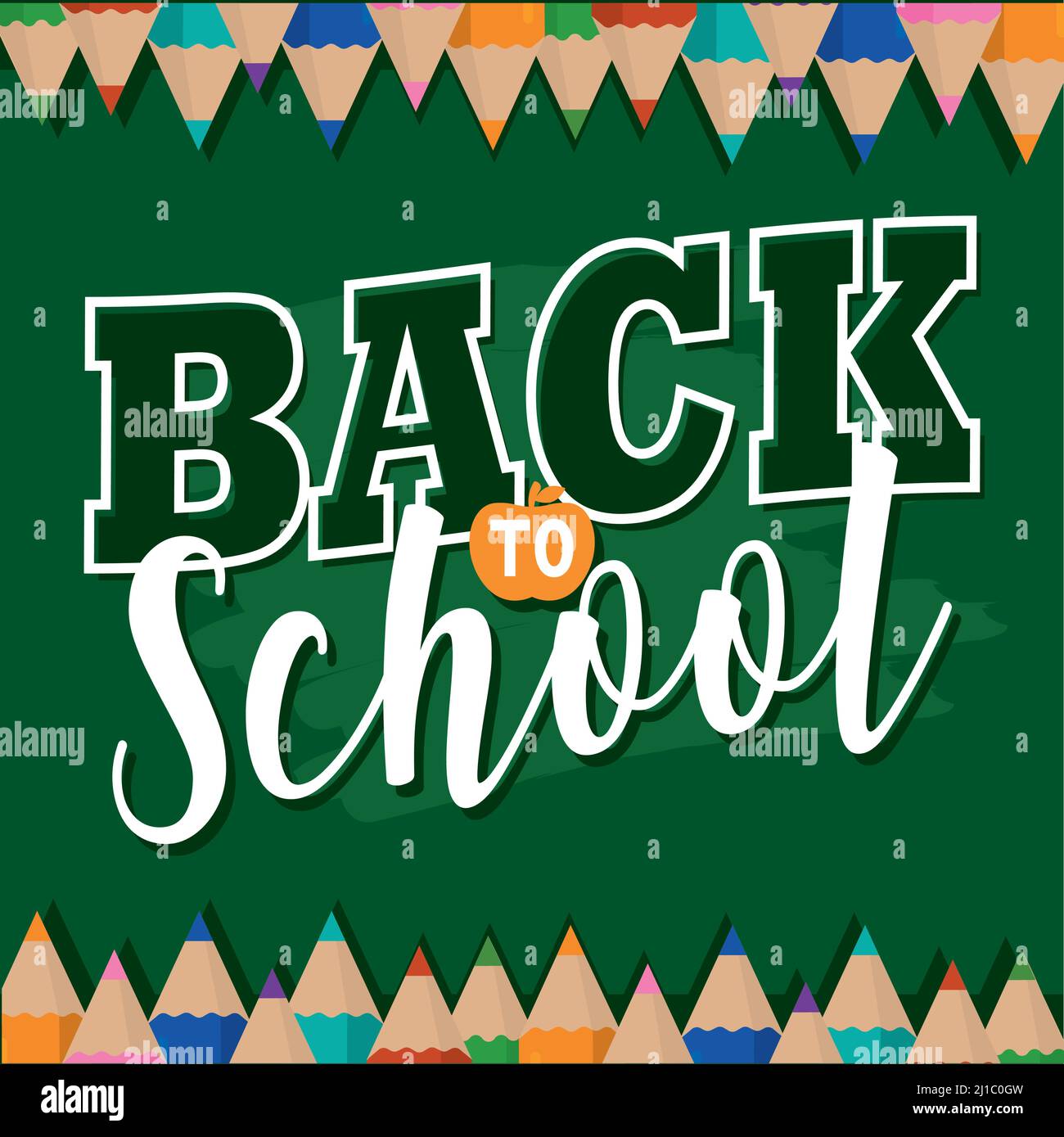 Poster board back to school vector illustration Stock Vector Image ...