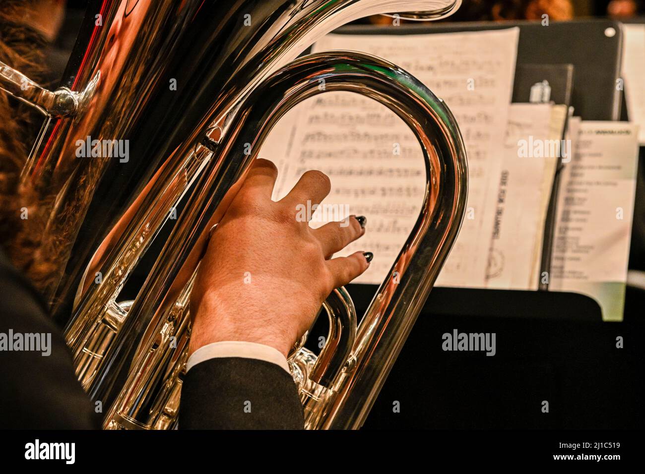 Bombardino or Eufonio, is an instrument perteneciente to the family of