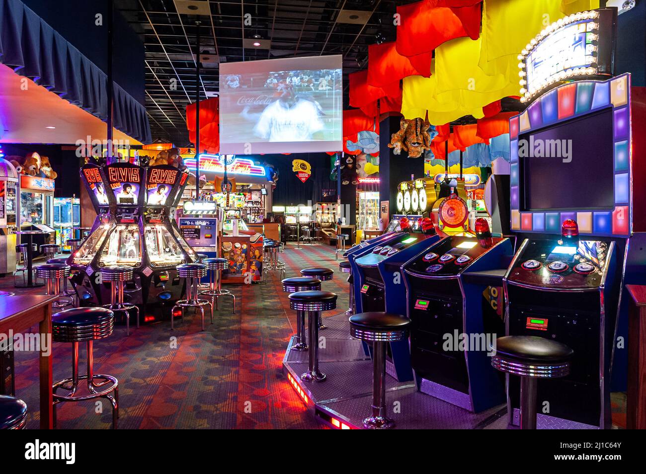 Dave & Buster’s in Time Square, New York City Stock Photo Alamy