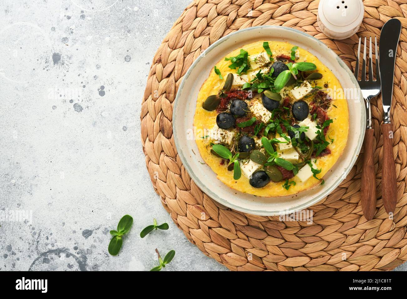 Scrambled eggs. Light, Fluffy and Buttery Scrambled Eggs with feta