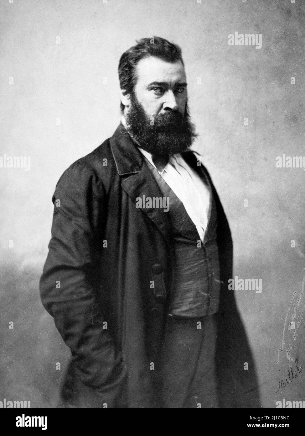 Millet Portrait Jean Francois Millet Portrait