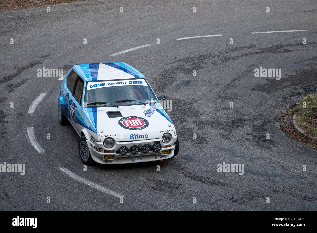 Fiat abarth rallye hi-res stock photography and images - Alamy
