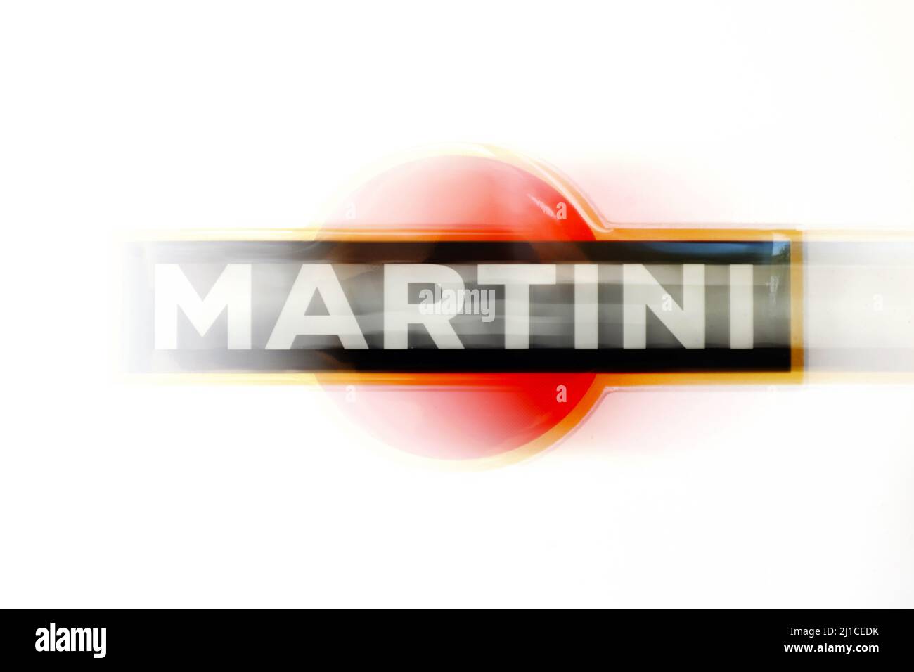 Italy Martini logo on a white background. Martini is a brand of
