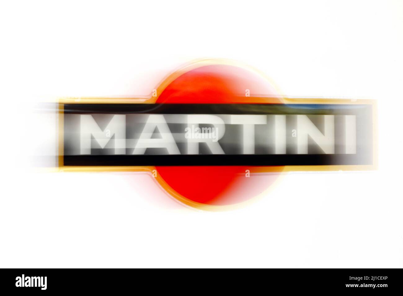 Italy Martini logo on a white background. Martini is a brand of
