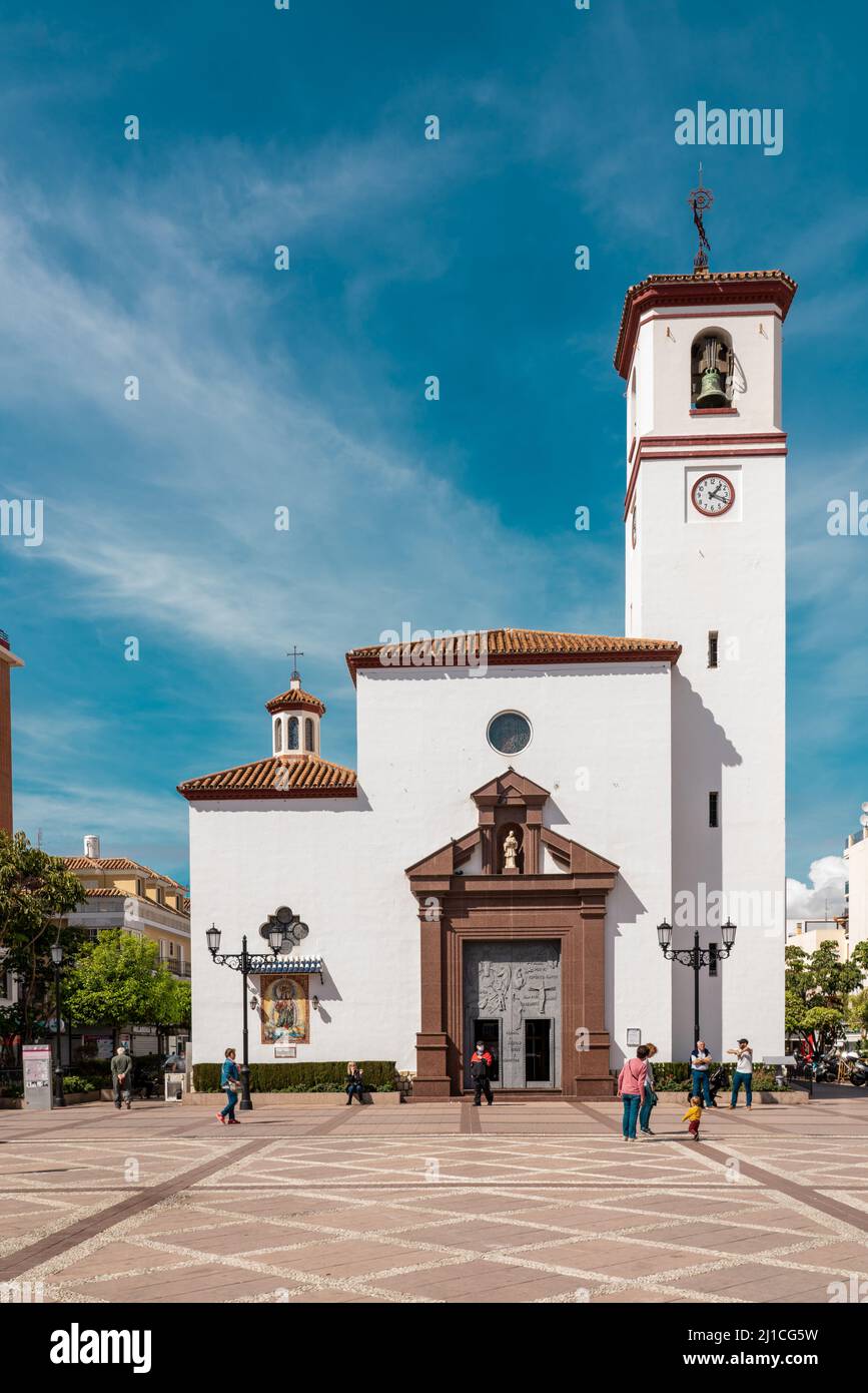 Church fuengirola plaza costa del hi-res stock photography and images -  Alamy