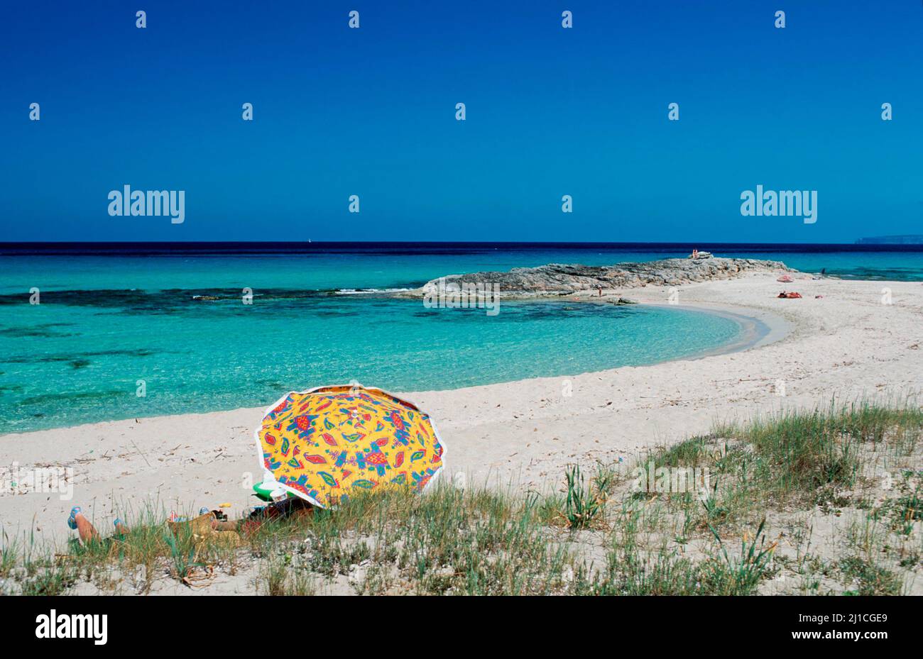 Ses Salines beach,  Formentera,  Balearic islands, Spain, Europe Stock Photo