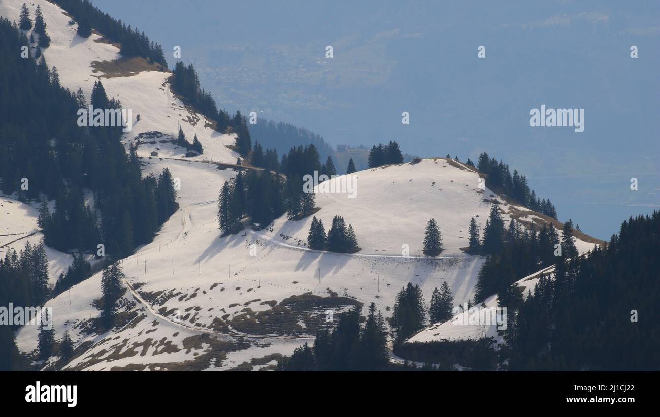 Rigi in winter in central switzerland hi-res stock photography and ...