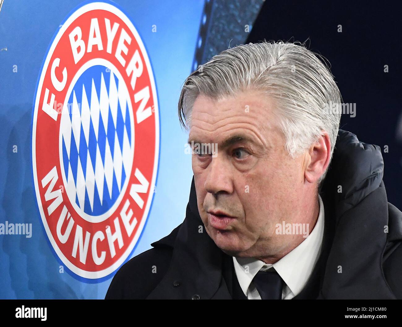 LONDON, ENGLAND - MARCH 7, 2017: Bayern's head coach Carlo Ancelotti pictured prior to the second leg of the UEFA Champions League Round of 16 game between Arsenal FC and Bayern Munchen at Emirates Stadium. Copyright: Cosmin Iftode/Picstaff Stock Photo