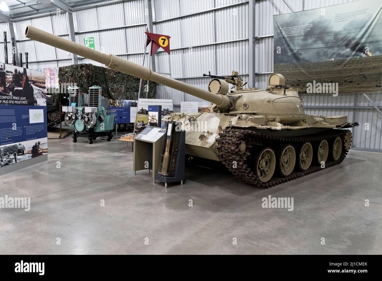 Iraq T-62 Tank at Bovington Tank Museum, Dorset Stock Photo