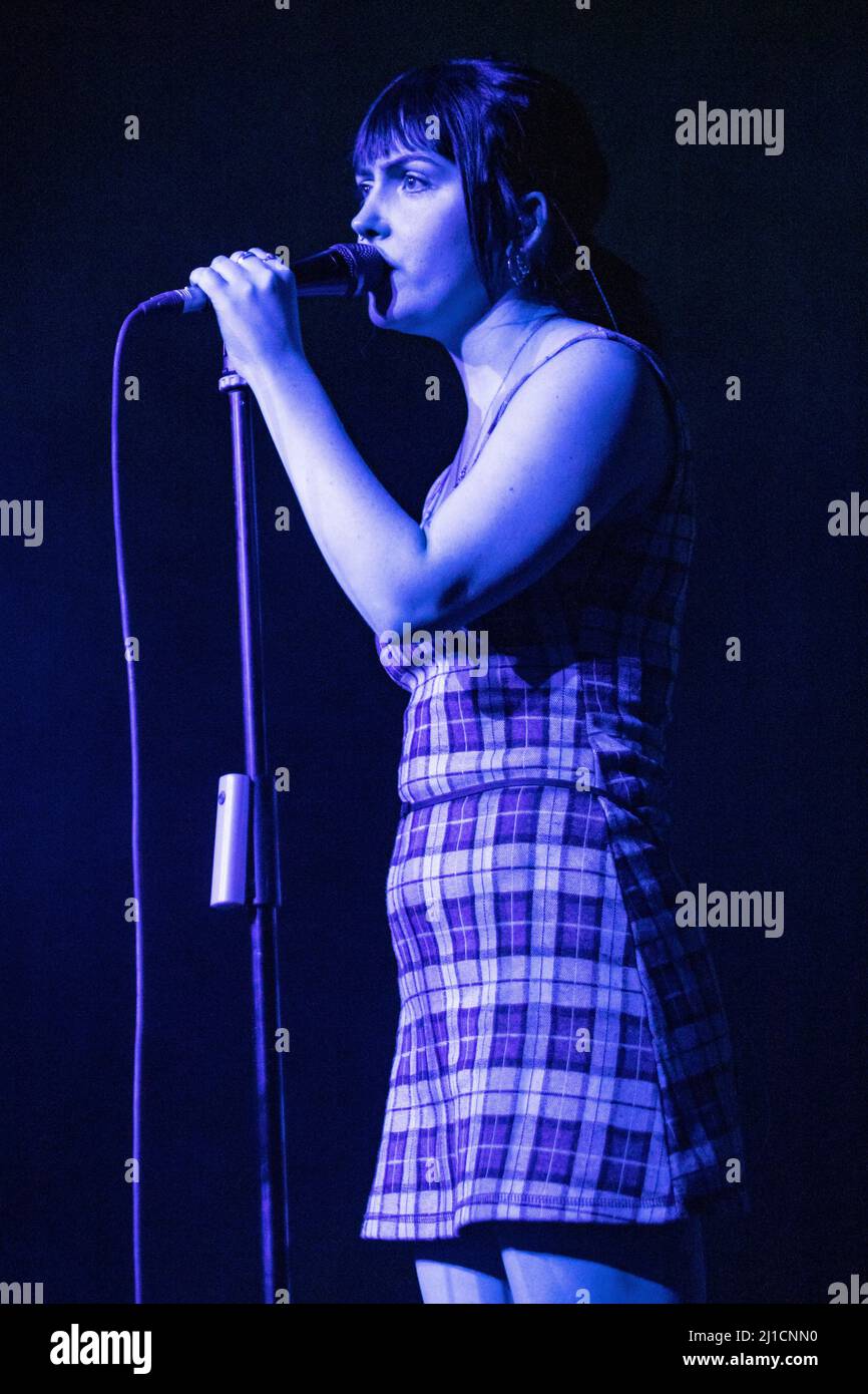 Milan Italy. 23 March 2022. The Irish rock band JUST MUSTARD performs