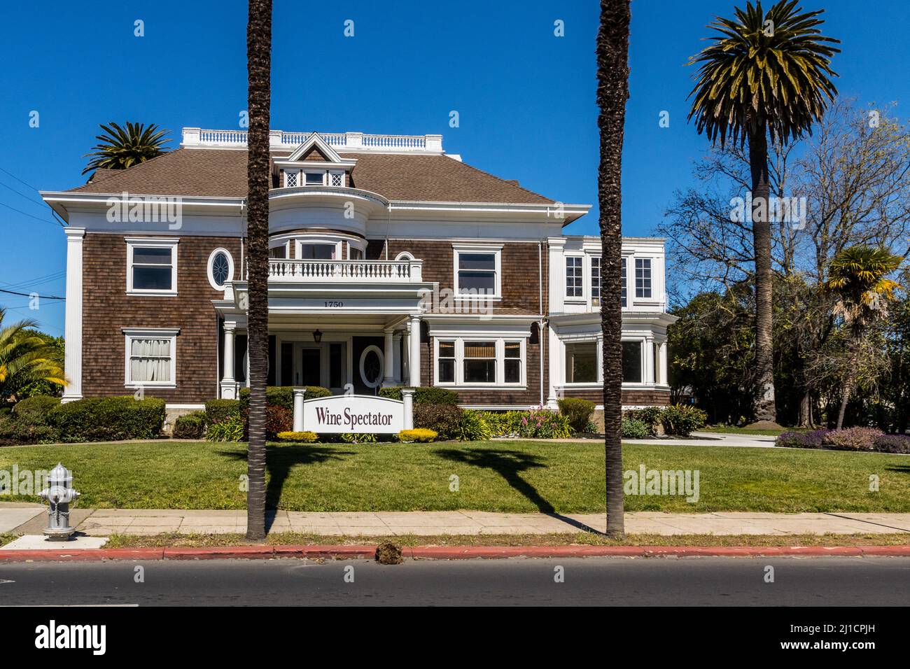 The Wine Spectator in Napa California Stock Photo Alamy