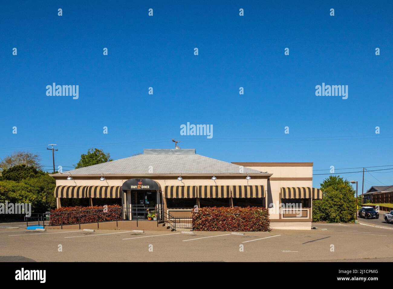 The Highway 12 Diner in Rio Vista California Stock Photo Alamy