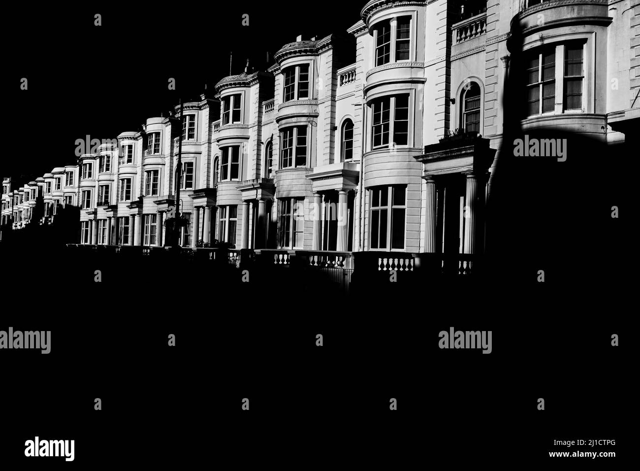 Victorian style house in Black and White Stock Photos & Images - Alamy