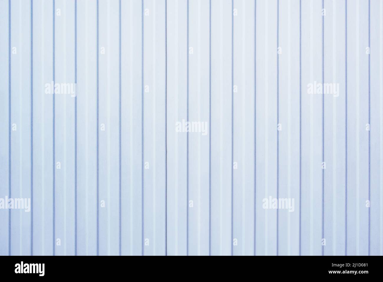 White and blue corrugated metal fence background Stock Photo - Alamy
