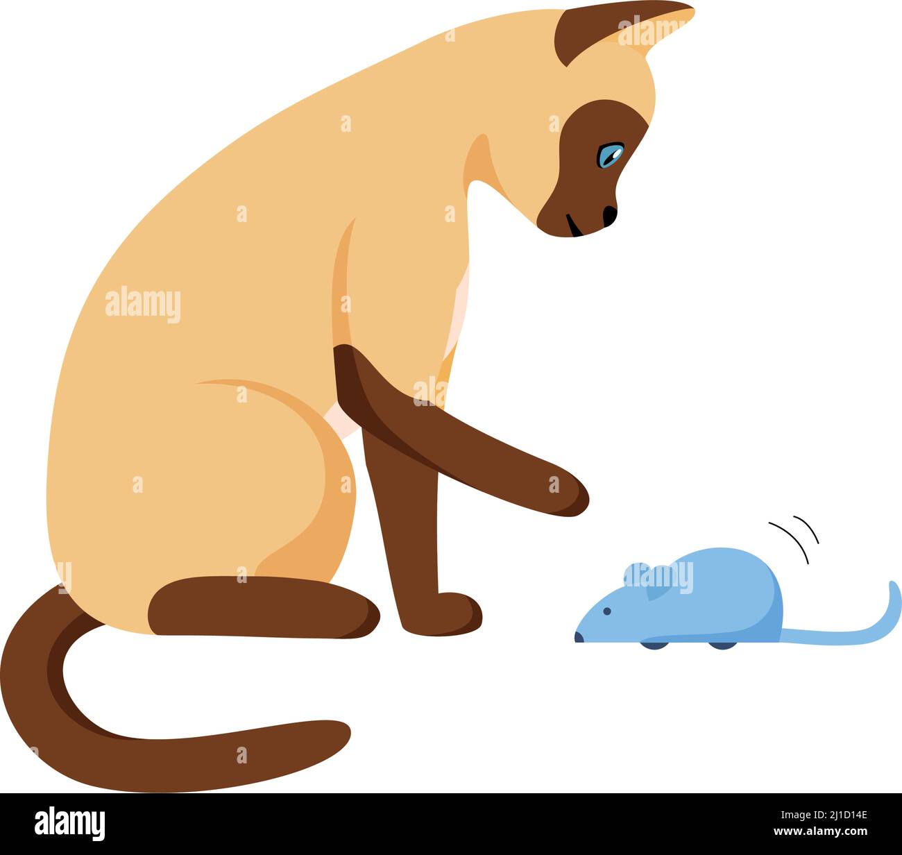 Flat mouse top cat toy