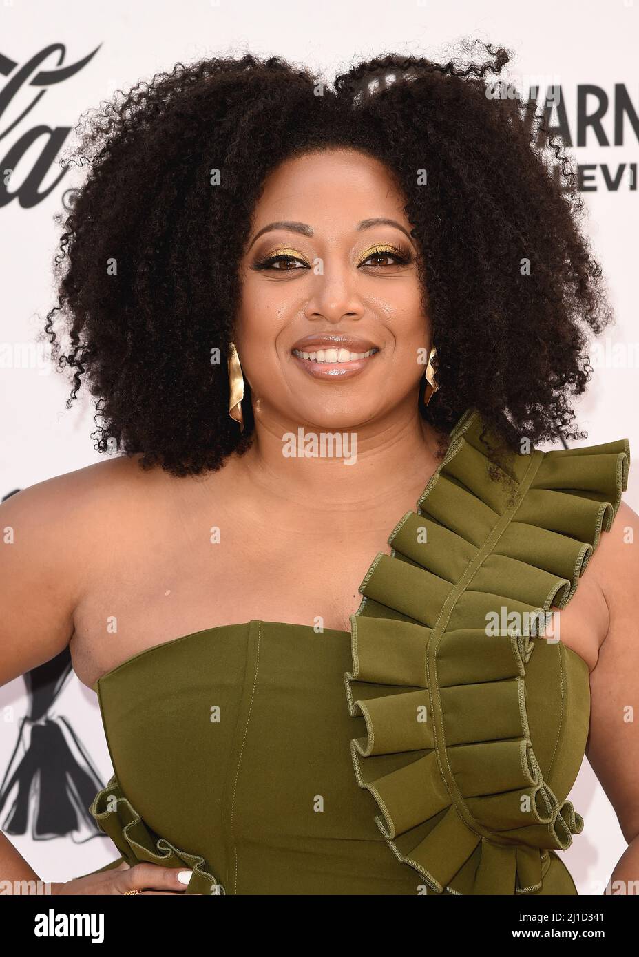 Demetria Lucas walking on the red carpet at Essence 15th Annual Black